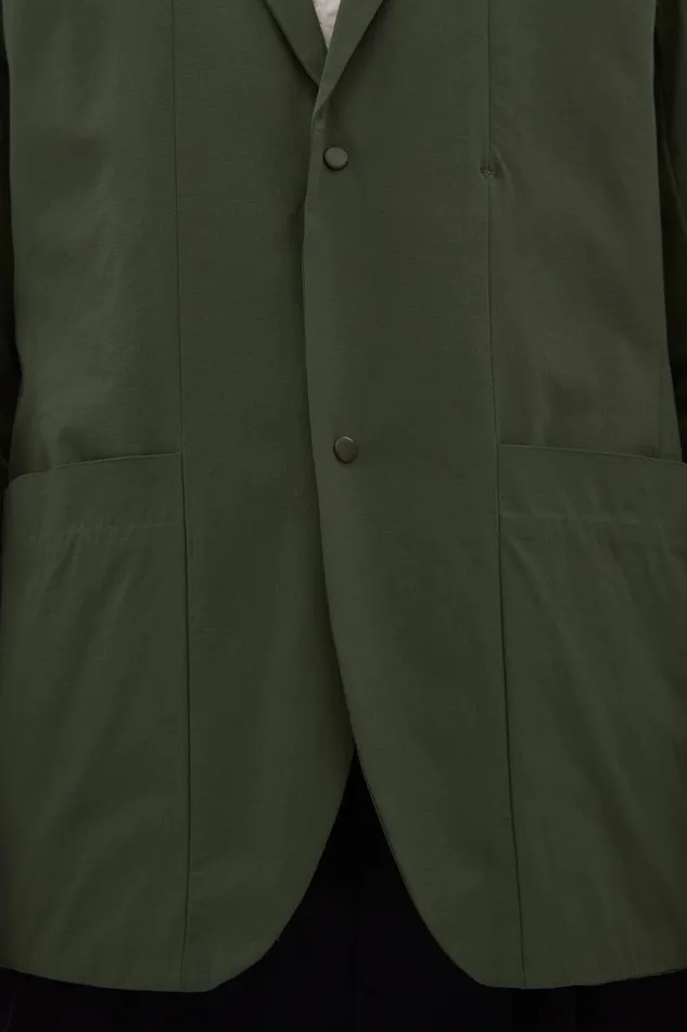 Men Norse Projects Overshirts Emil Travel Light Spruce Green