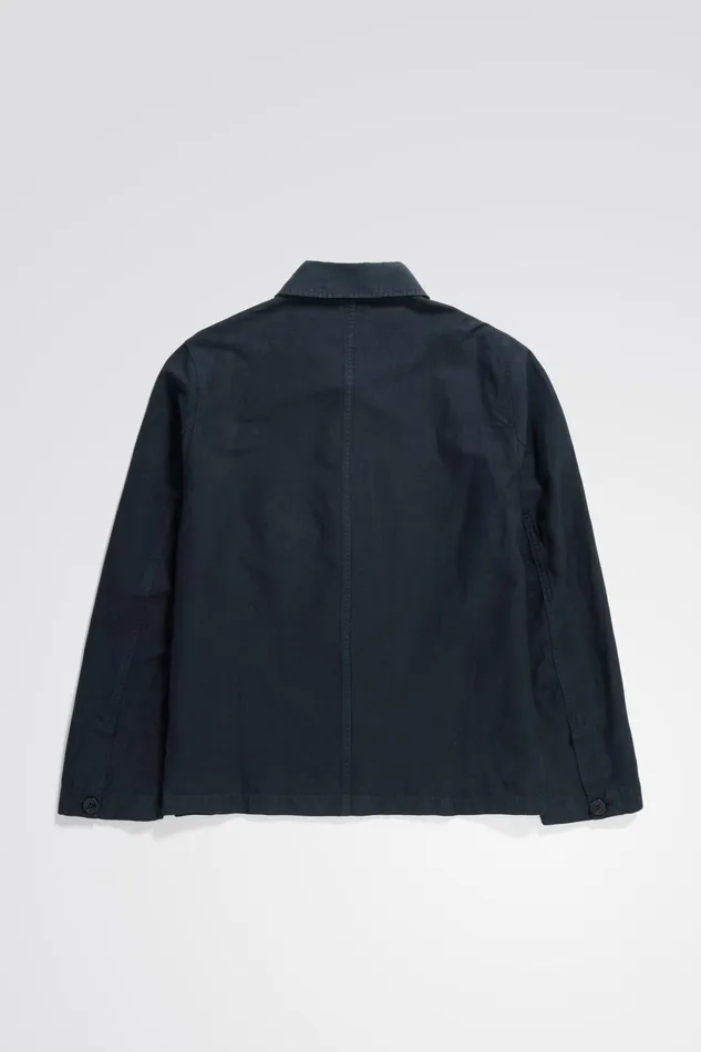 Men Norse Projects Overshirts Tyge Cotton Linen Overshirt Dark Navy
