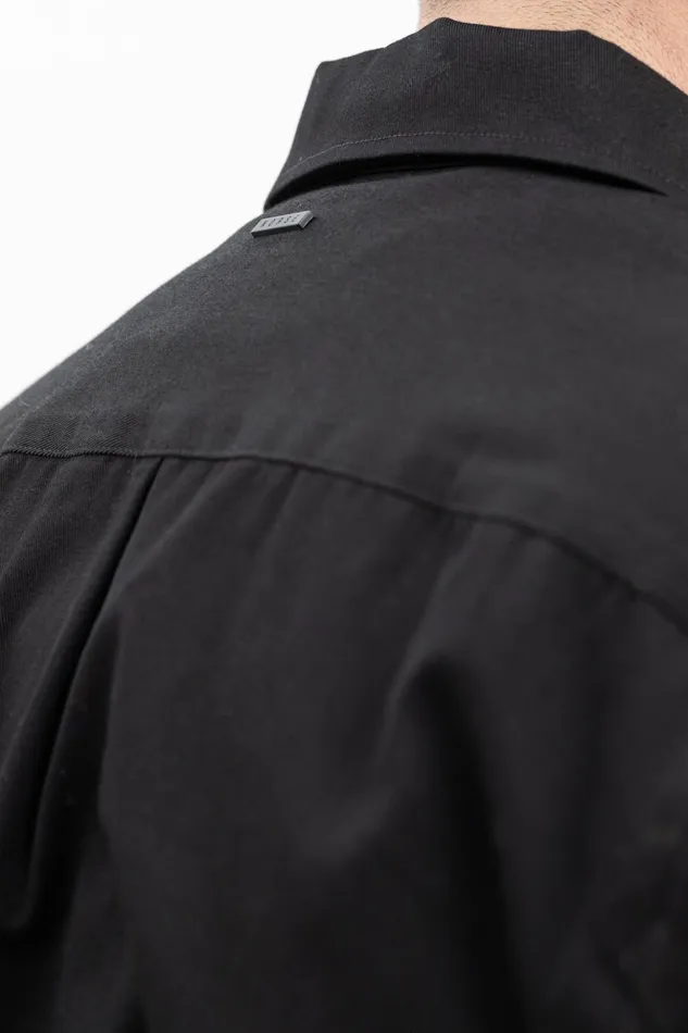 Men Norse Projects Overshirts Ulrik Gabardine Overshirt Black