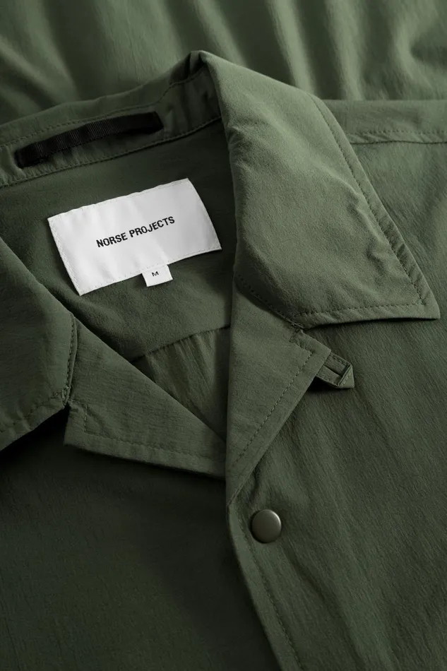 Men Norse Projects Sweatshirts Arne Paint N Logo Sweatshirt Spruce Green