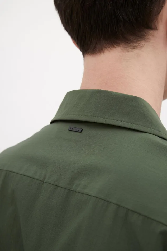 Men Norse Projects Sweatshirts Arne Paint N Logo Sweatshirt Spruce Green