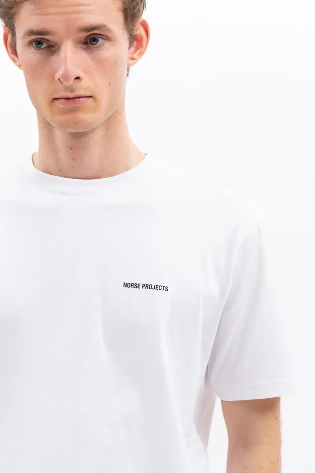 Men Norse Projects TShirts Johannes Logo Tshirt White