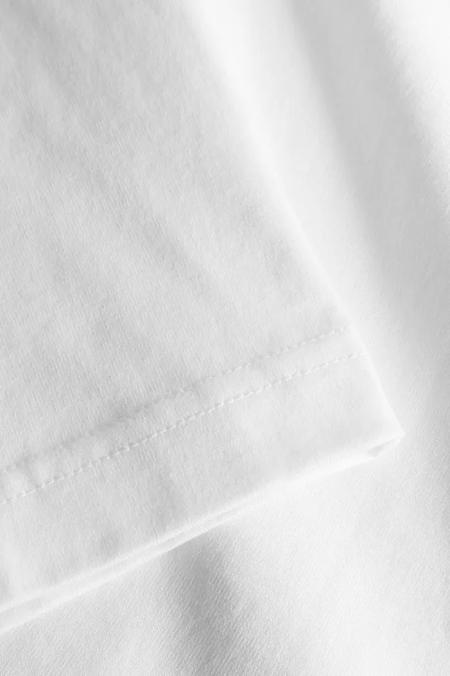 Men Norse Projects TShirts Johannes Organic Canal Print Tshirt White
