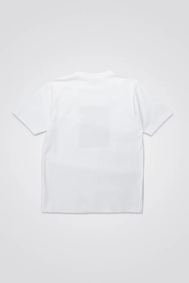 Men Norse Projects TShirts Johannes Waves Print Tshirt White