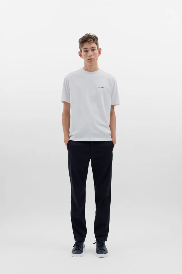 Men Norse Projects Trousers Aros Regular Light Stretch Chino Dark Navy