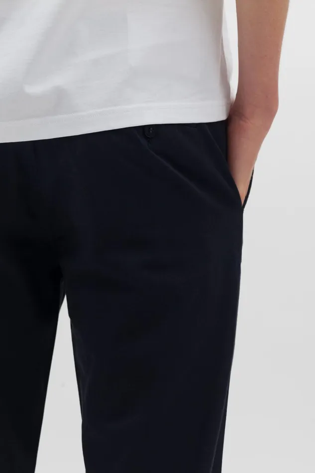 Men Norse Projects Trousers Aros Regular Light Stretch Chino Dark Navy