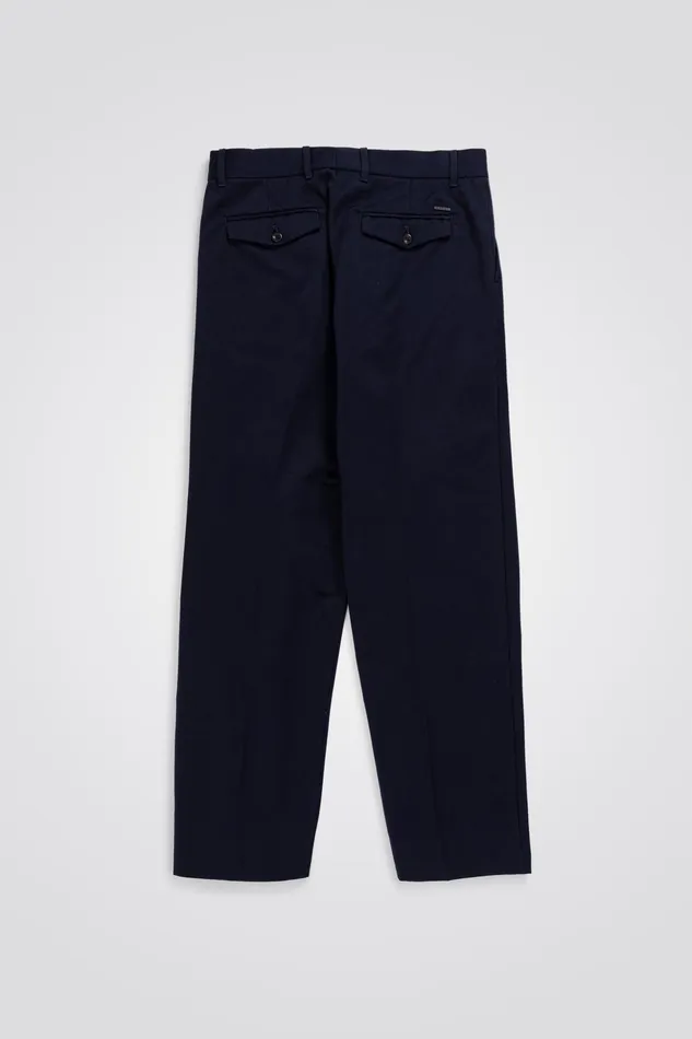 Men Norse Projects Trousers Christopher Gabardine Trouser Dark Navy