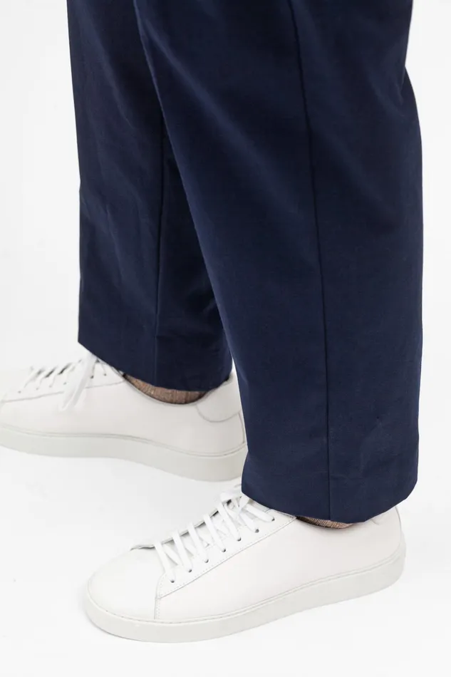 Men Norse Projects Trousers Christopher Gabardine Trouser Dark Navy