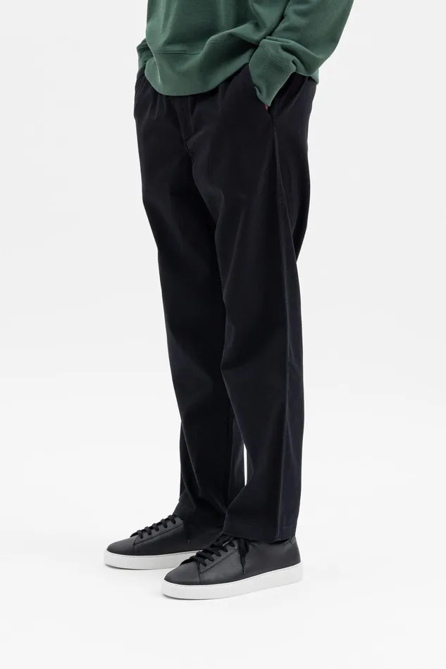 Men Norse Projects Trousers Ezra Light Stretch Black