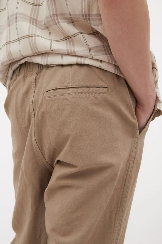 Men Norse Projects Trousers Ezra Relaxed Cotton Linen Trouser Clay