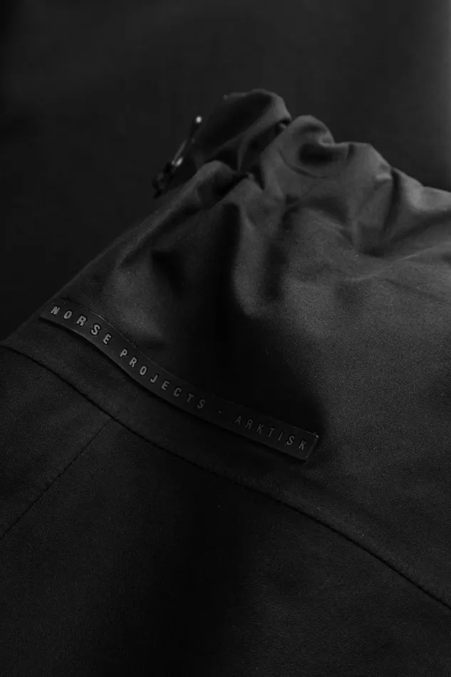 Men Norse Projects Trousers GoreTex 3L Rain Pant Black