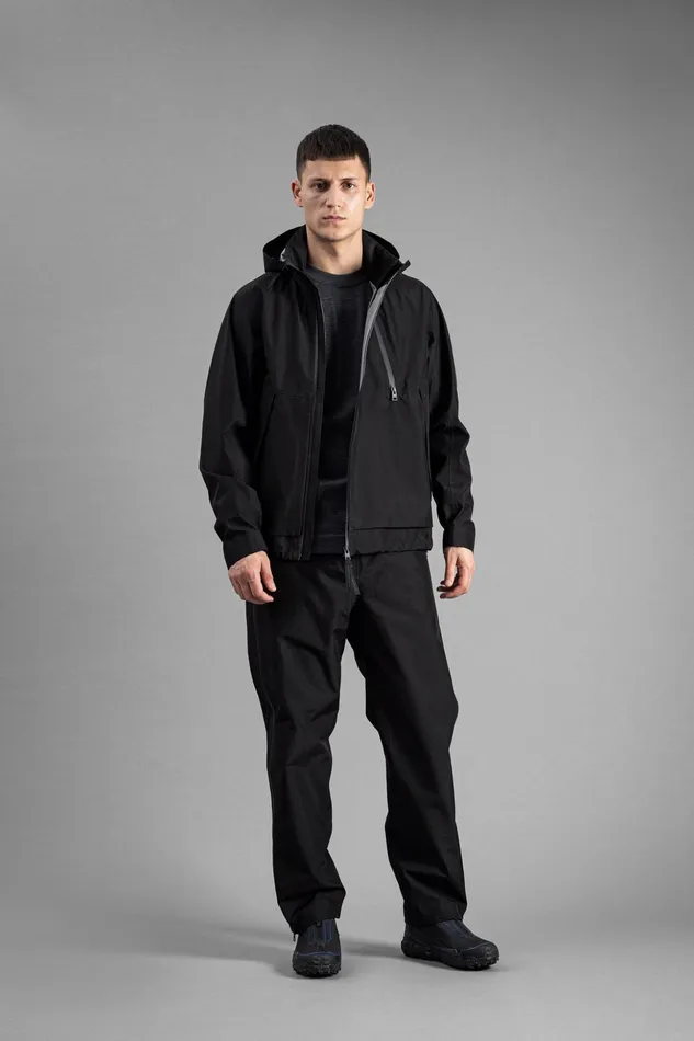 Men Norse Projects Trousers GoreTex 3L Rain Pant Black