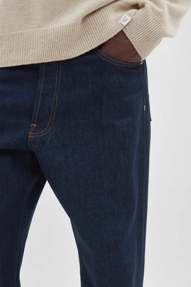 Men Norse Projects Trousers Norse Regular Denim Indigo