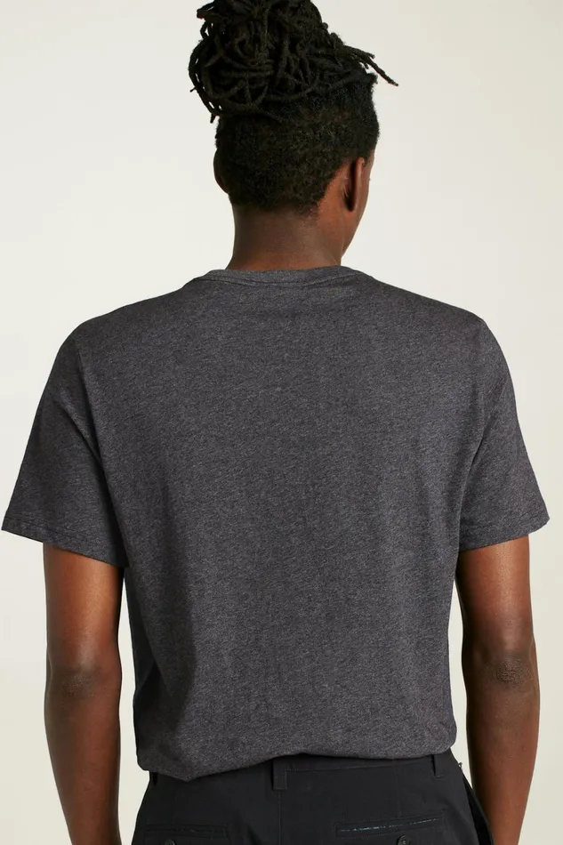 Men Organic Cotton Pocket Tee Heather Charcoal Bonobos Short Sleeve Tees