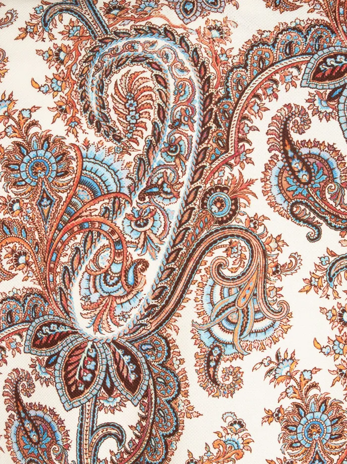 Men Paisley Cotton Polo Shirt Etro Polo Shirts