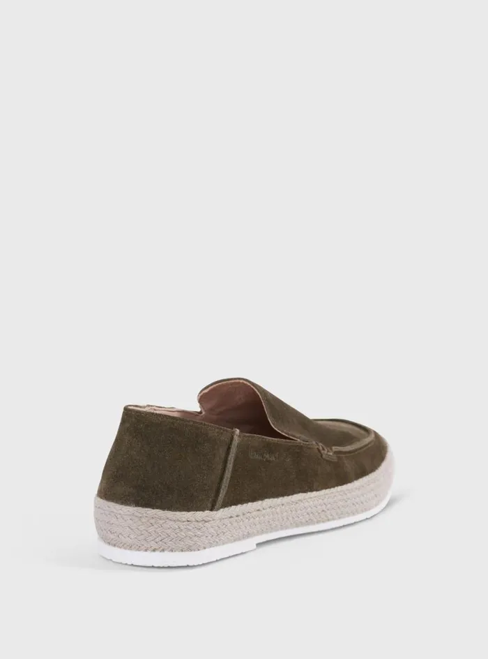Men Paul Stuart Espadrilles St Croix Suede Espadrille Medium Green