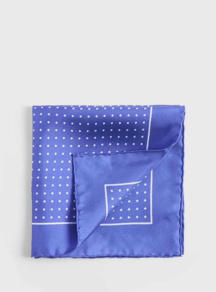 Men Paul Stuart Pocket Squares Silk Twill Dot Print Pocket Square Purplewhite Men Paul Stuart Pocket Squares Silk Twill Dot Print Pocket Square Purplewhite