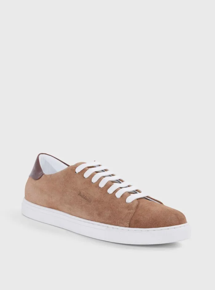 Men Paul Stuart Sneakers Homer Suede Sneaker Tan