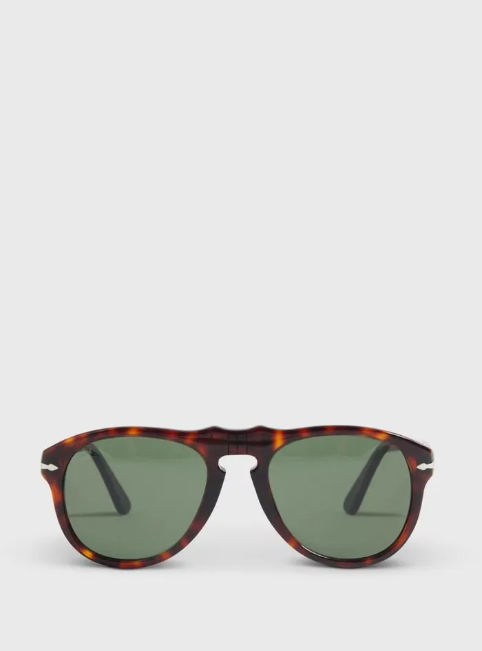 Men Paul Stuart Sunglasses and Eyewear Persol 649 Havana With Crystal Green Lens Brown Men Paul Stuart Sunglasses and Eyewear Persol 649 Havana With Crystal Green Lens Brown