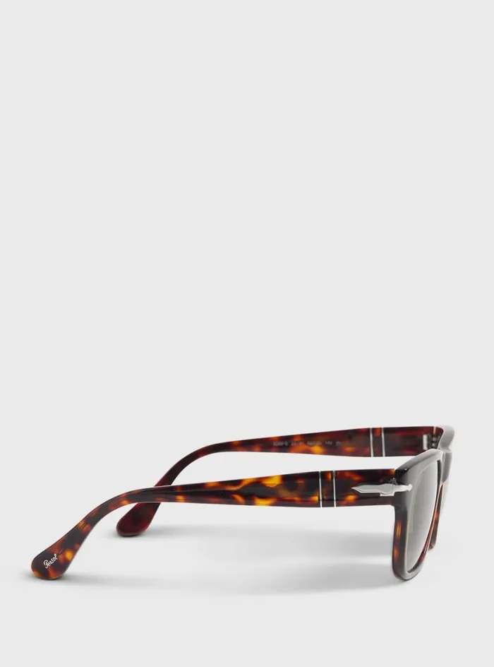 Men Paul Stuart Sunglasses and Eyewear Persol Havana With Green Lens Brown
