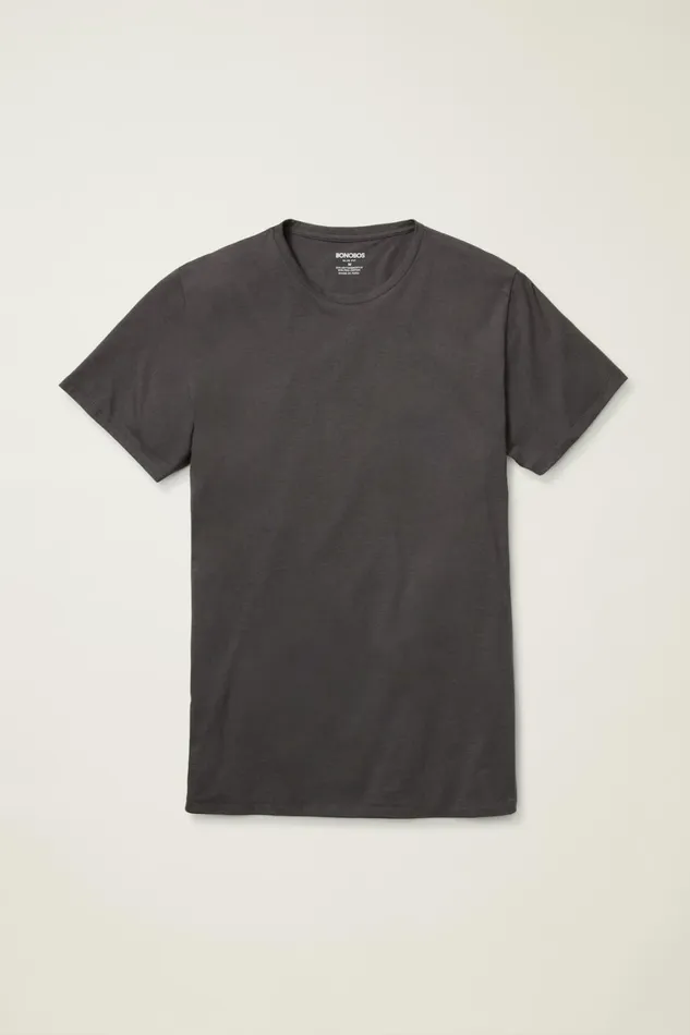 Men Pima Performance Tee Grey Bonobos Short Sleeve Tees