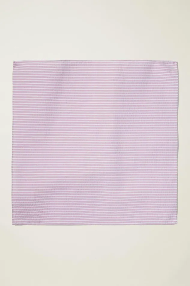 Men Premium Pocket Square Violet Seersucker Bonobos Ties and Pocket Squares