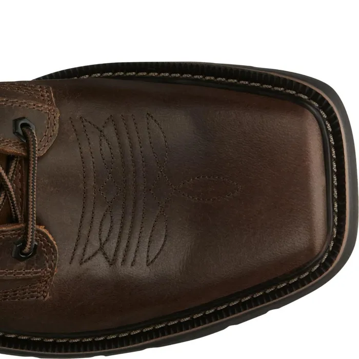 MEN Pulley 8034 Work Aged Bark Justin Boots Work