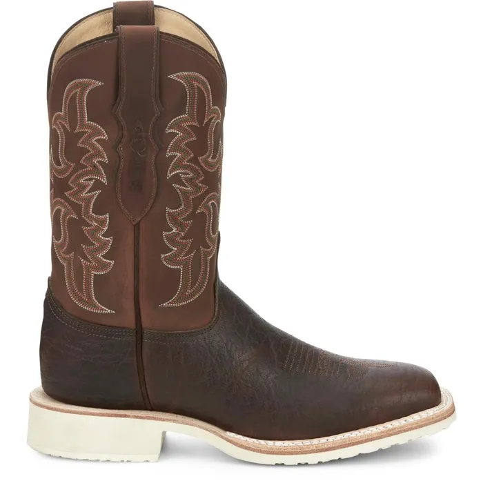 MEN Ryker 11034 Western Rootbeer Yeti Justin Boots Western