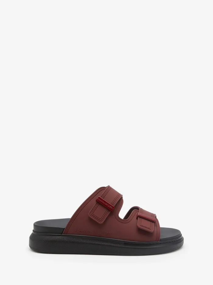 Men Sandals And Slides Alexander McQueen Hybrid Slide Bordeaux