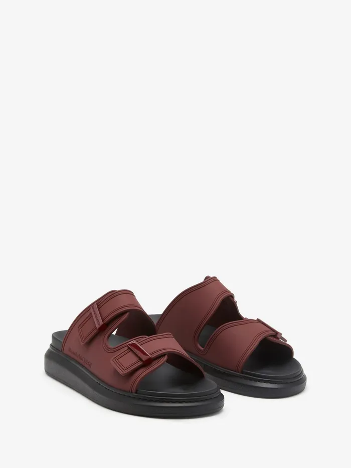 Men Sandals And Slides Alexander McQueen Hybrid Slide Bordeaux