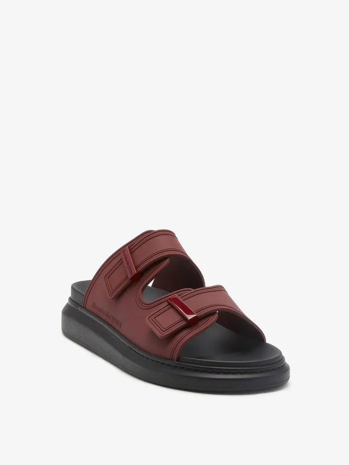 Men Sandals And Slides Alexander McQueen Hybrid Slide Bordeaux