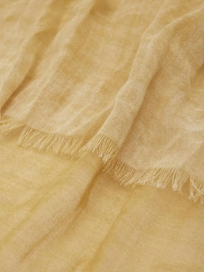 Men Scarves and Ties John Varvatos ALIX SCARF Pale Ochre