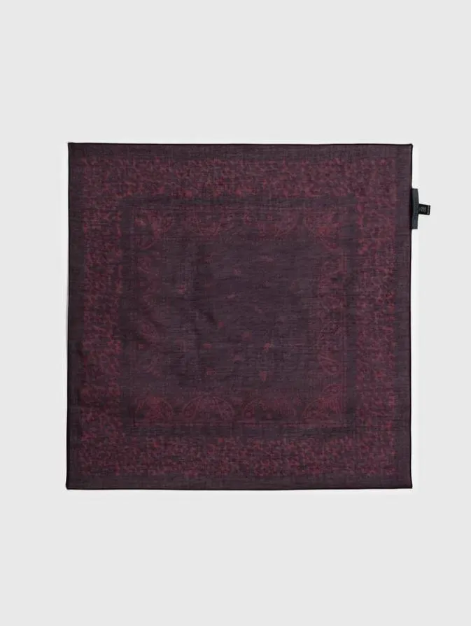 Men Scarves and Ties John Varvatos ROCKINGHAM SCARF Oxblood