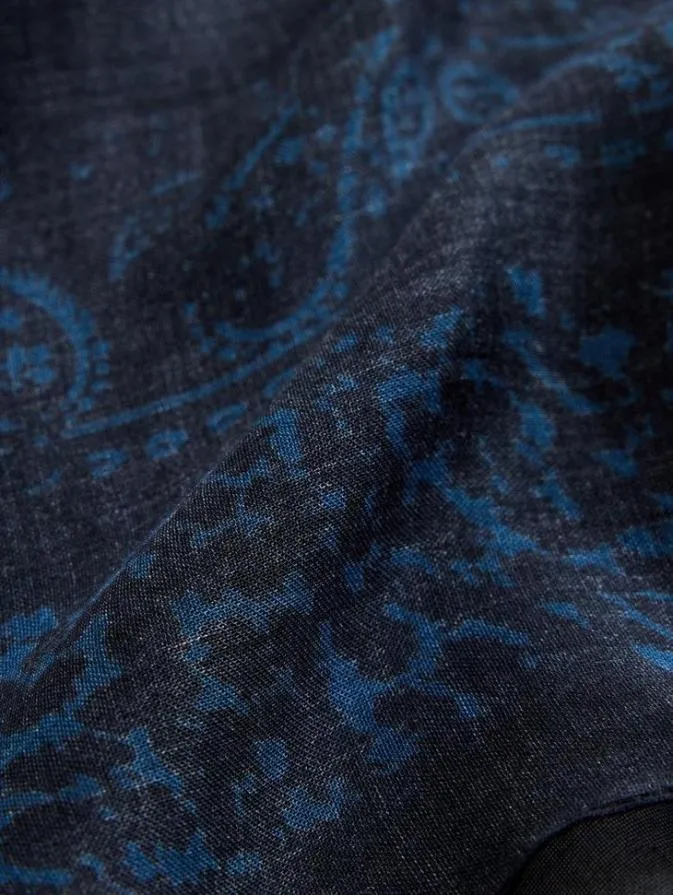 Men Scarves and Ties John Varvatos ROCKINGHAM SCARF Powder Blue