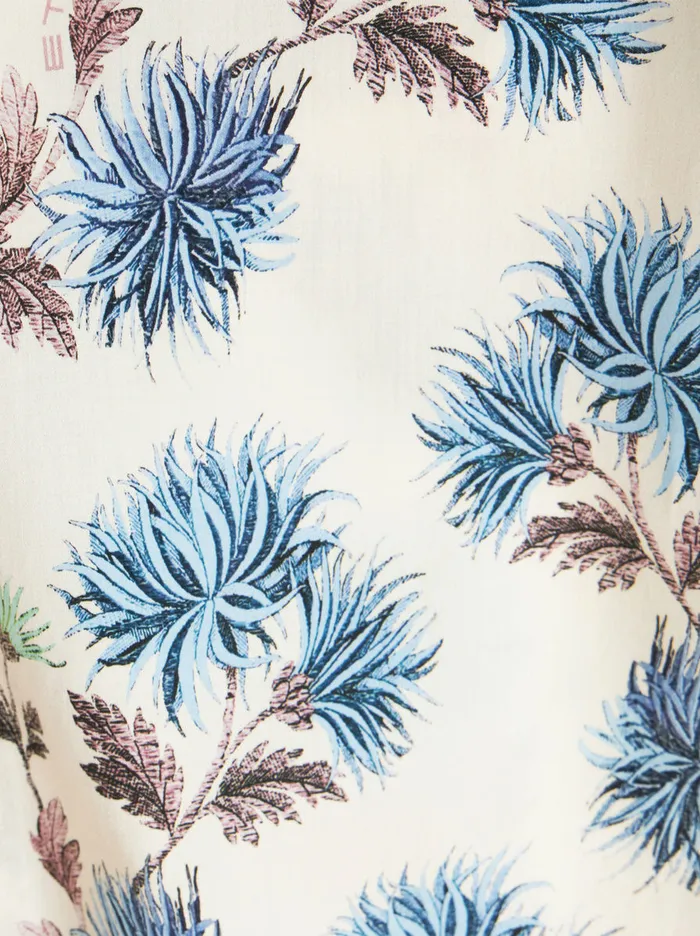 Men Shirt With Dahlias And Mini Logo Etro Shirts