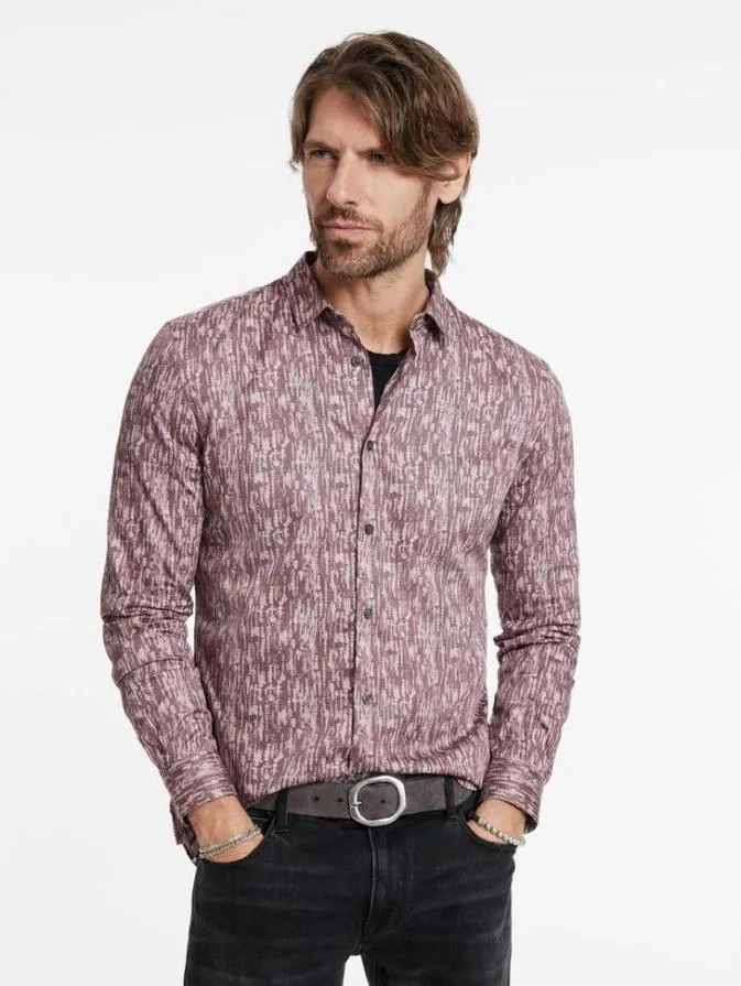 Men Shirts John Varvatos ROSS SHIRT Barn Red