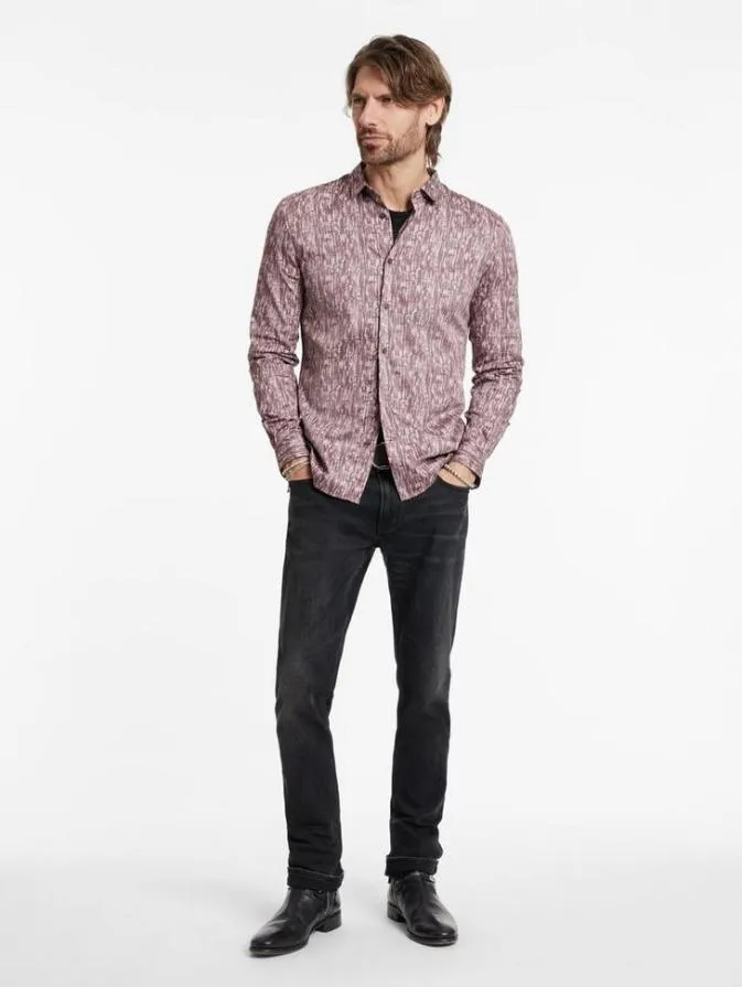 Men Shirts John Varvatos ROSS SHIRT Barn Red