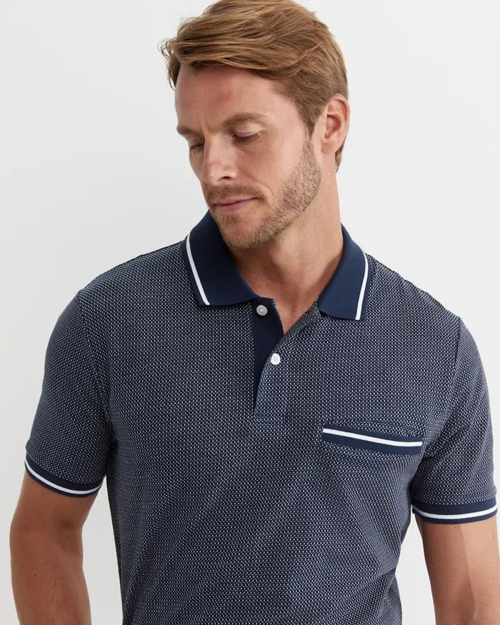 Men Sportscraft TShirts and Polos Derry Polo Navy