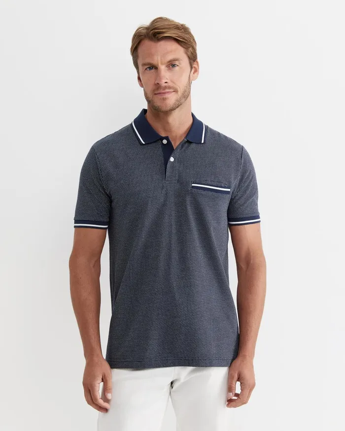 Men Sportscraft TShirts and Polos Derry Polo Navy