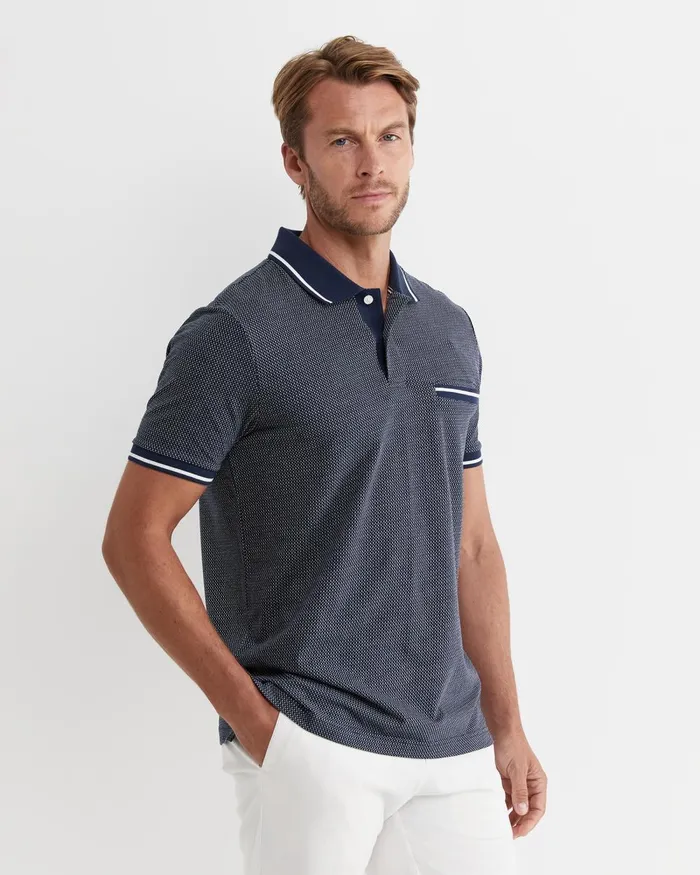 Men Sportscraft TShirts and Polos Derry Polo Navy