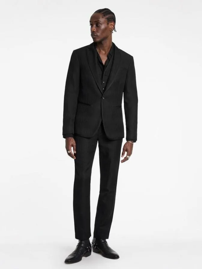 Men Suit Jackets John Varvatos WALLACE JACKET Black