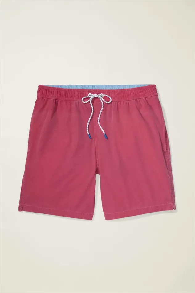 Men Sun Faded Riviera Swim Trunks Sun Faded Sangria Bonobos Swim Trunks