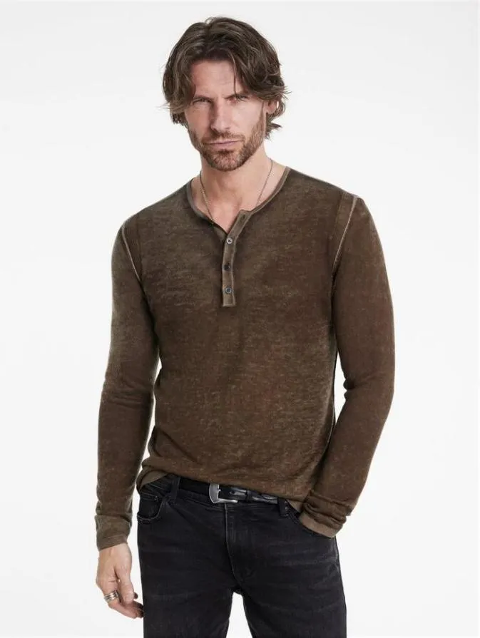 Men Sweaters John Varvatos CHRISTIE HENLEY Chestnut