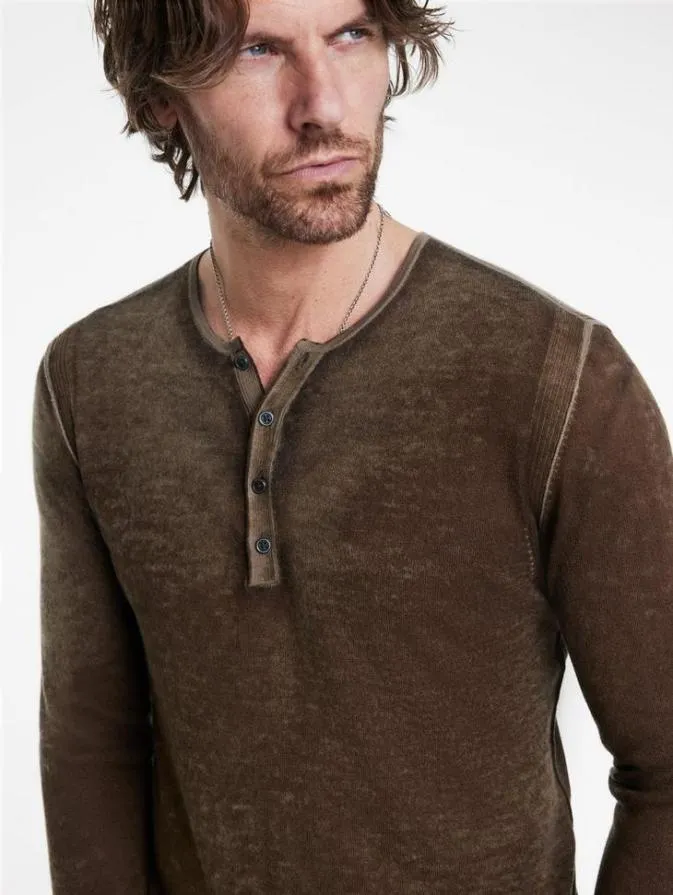 Men Sweaters John Varvatos CHRISTIE HENLEY Chestnut