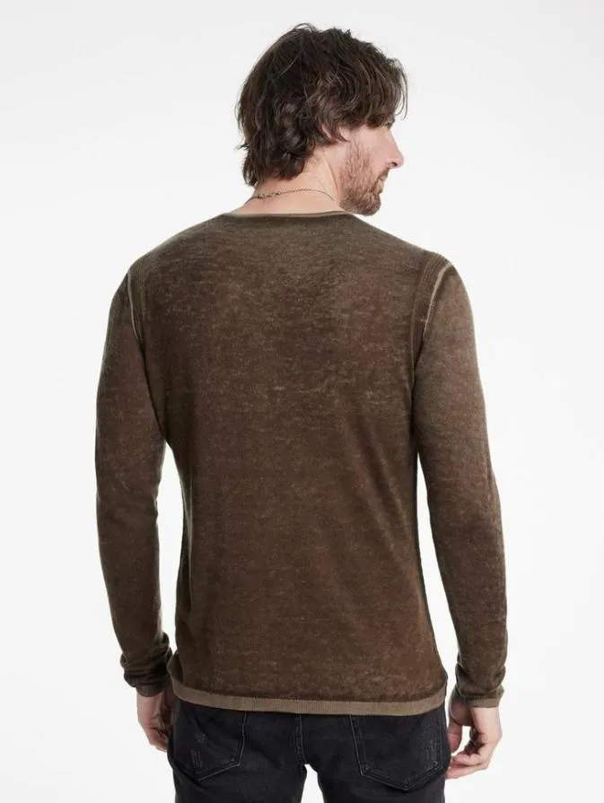 Men Sweaters John Varvatos CHRISTIE HENLEY Chestnut
