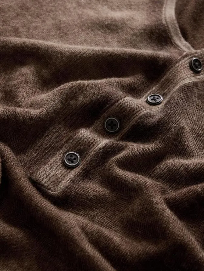 Men Sweaters John Varvatos CHRISTIE HENLEY Chestnut