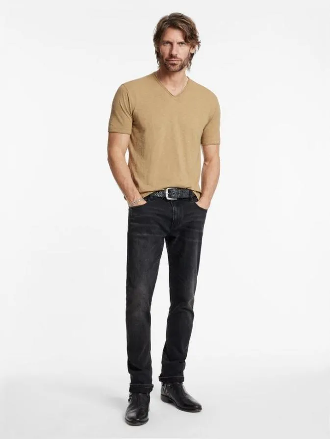 Men TShirts John Varvatos MILES VNECK Camel