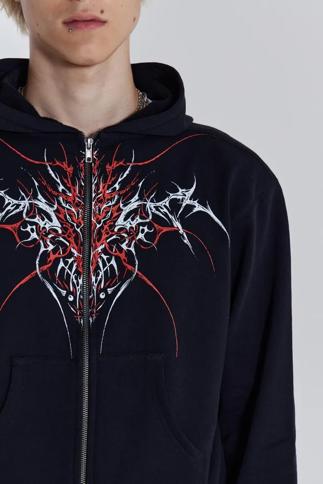 Men Tattoo Placement Hoodie Jaded London Hoodies and Sweatshirts