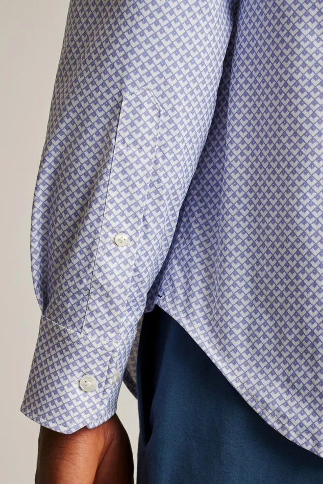 Men Tech Button Down Shirt Lavender Geo Bonobos Casual Shirts