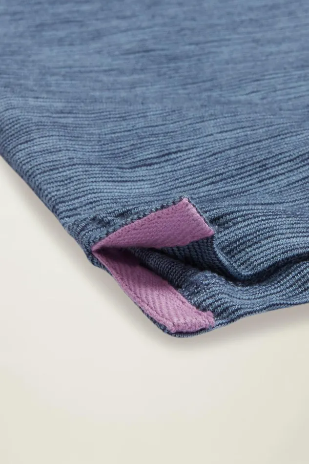 Men Textured Cotton Tee Maritime Blue Bonobos Short Sleeve Tees